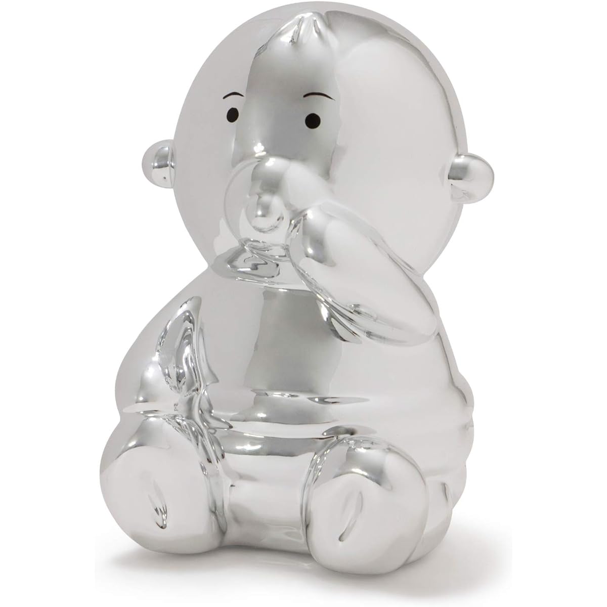 Made By Humans Balloon Baby Money Bank - Unique Ceramic Piggy Bank Gift - Perfect for Newborns, Girls and Boys, Blue