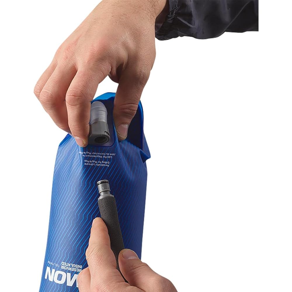 SALOMON Hydration Bottle Folding Pack Portable Water Bottle 2022 Model Soft Reservoir Insul (Soft Reservoir 1.6L Insul) LC1916800 Free CLEAR BLUE