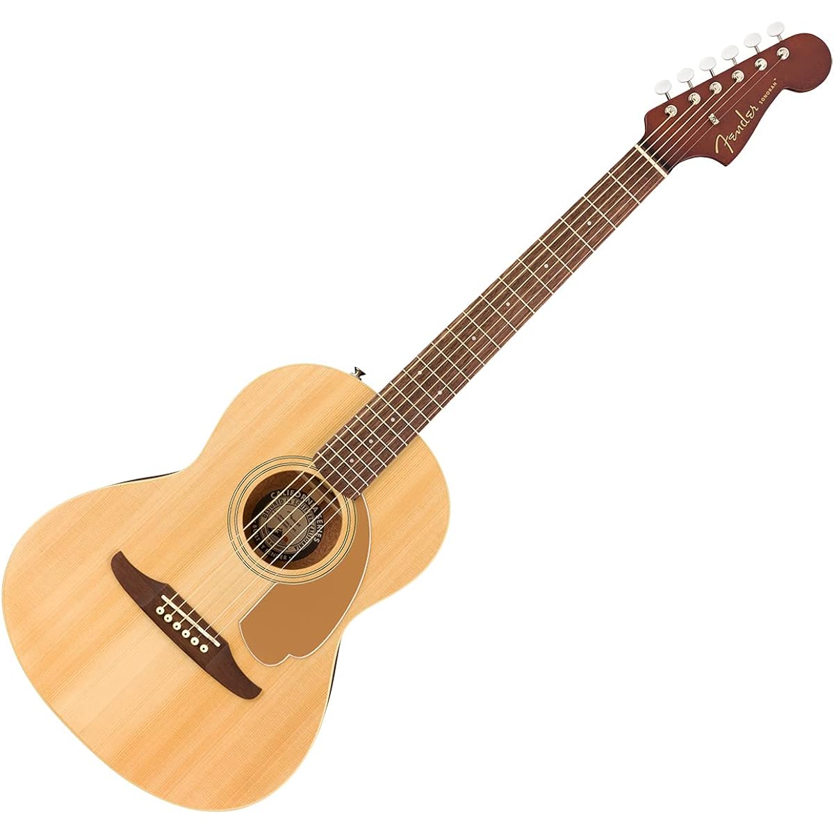 Fender Sonoran Mini Natural Acoustic Guitar Beginner 12-Piece Set Mini Guitar Travel Guitar Natural Fender