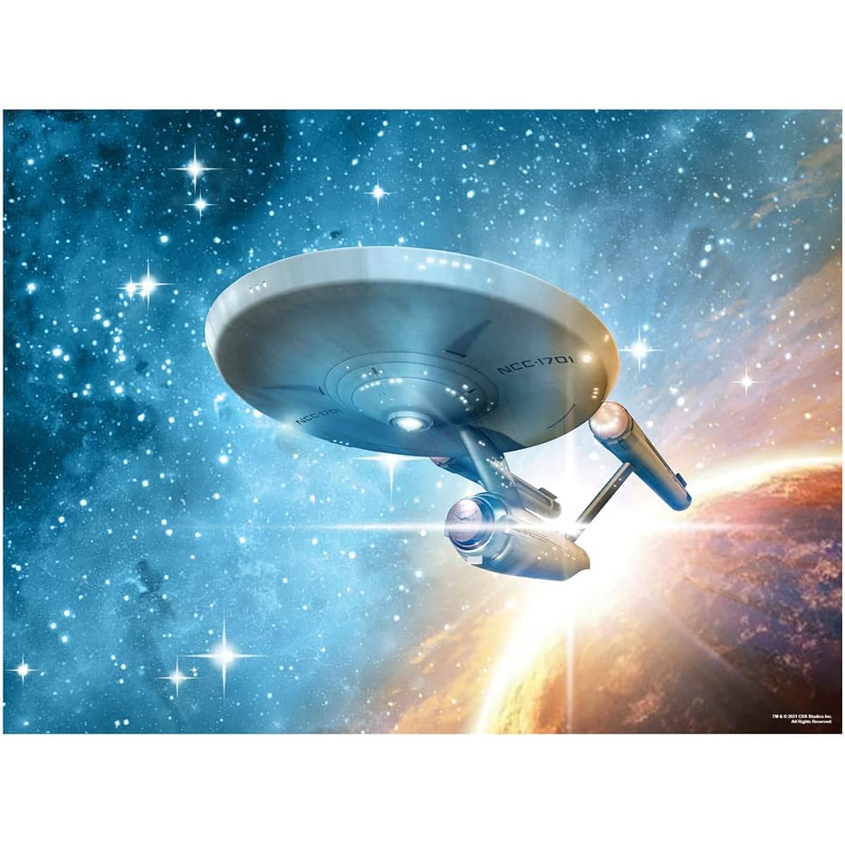 Star Trek: The Final Frontier 500 Piece Jigsaw Puzzle for Adults, 16"L x 21.5"W
