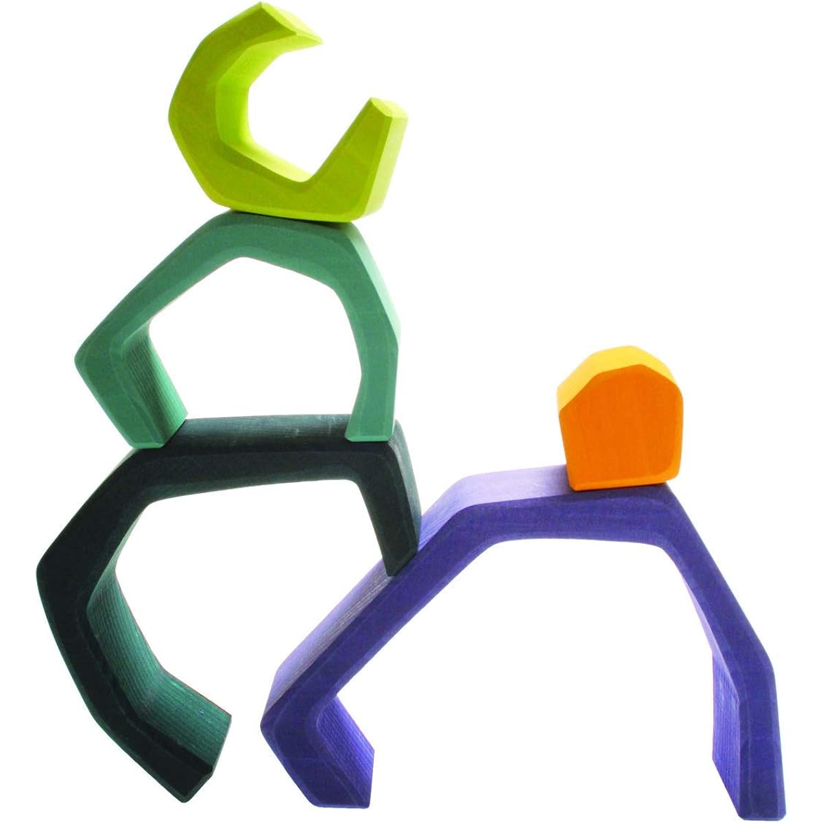 GRIMM'S Toy Educational Toy Building Blocks Interior Figure Play Earth Small SH10740
