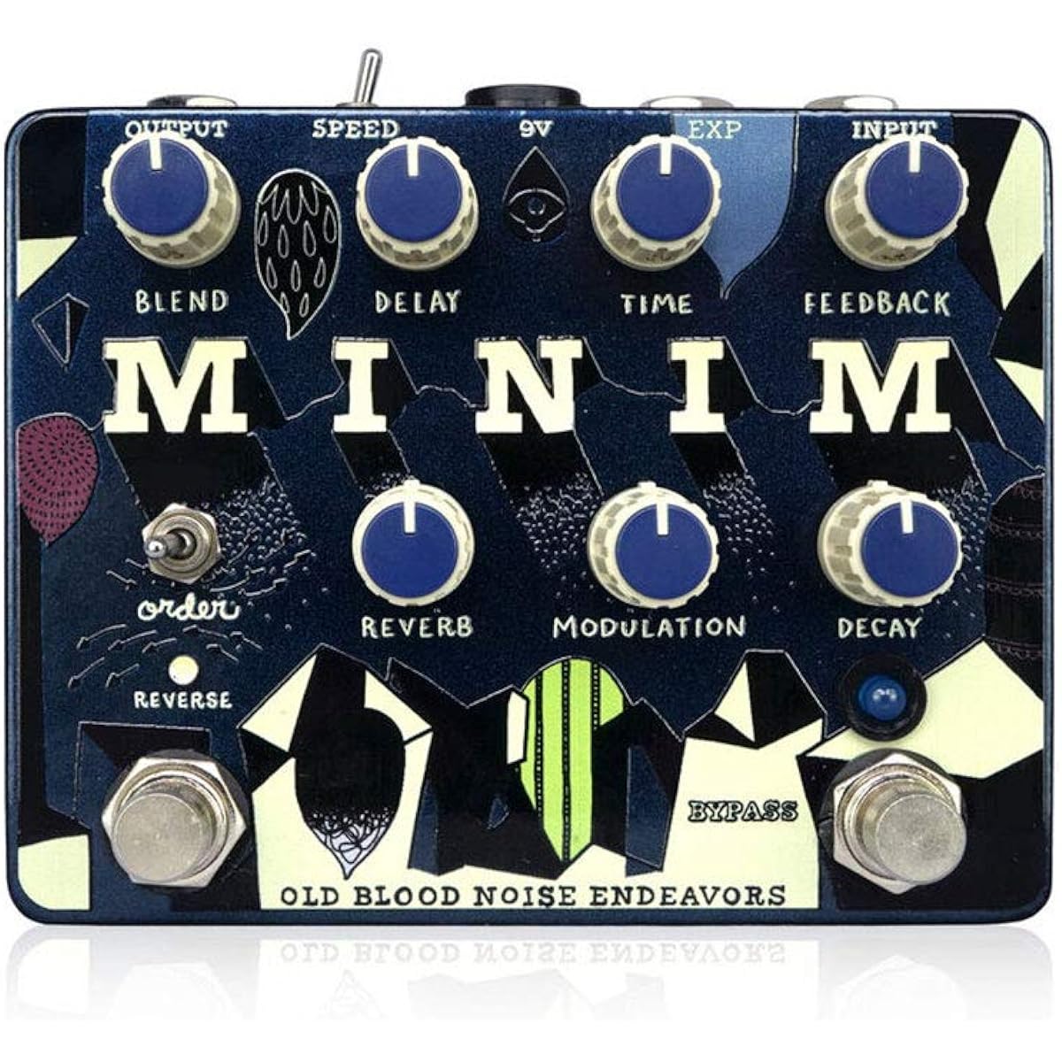 Old Blood Noise Endeavors Minim Delay Reverb Guitar Effector