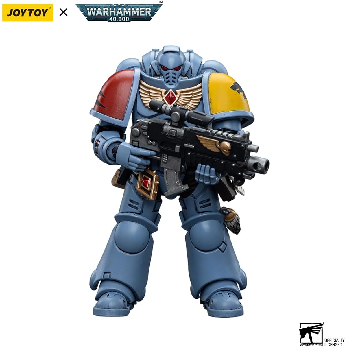 LEBOO JoyToy x Warhammer 40K 1/18 Space Wolf Intercessor Action Figure Mech Military Warrior JoyToy Model