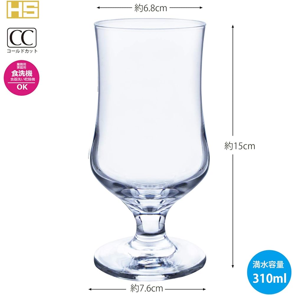 Toyo Sasaki Glass Juice Glass Aroma 310ml Set of 48 (Case Sold) Made in Japan 35001HS-1ct