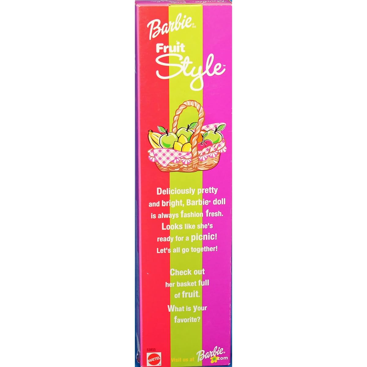2001 Blonde Fruit Style Barbie Doll