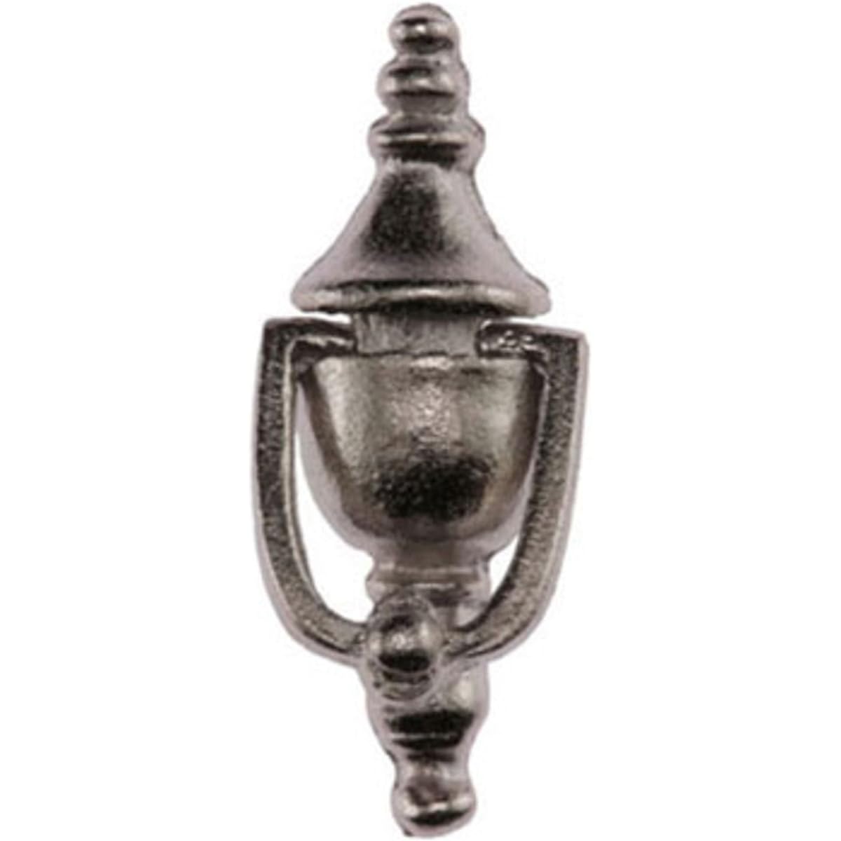 Dollhouse Miniature Traditional Satin Nickel Finish Door Knocker
