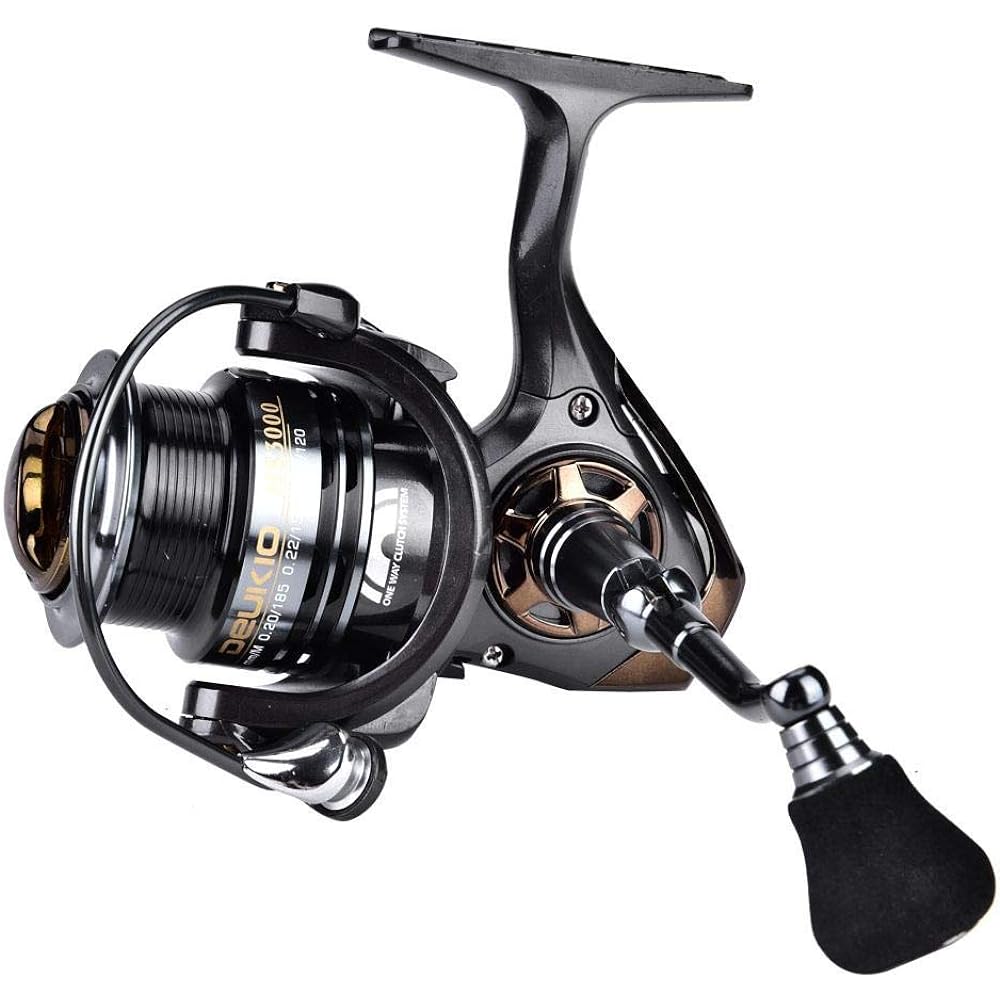 Fishing Tackle DEUKIO High Speed Sea Fishing Reel 7.1:1 Match Spool Spinning Reel for Quick Casting
