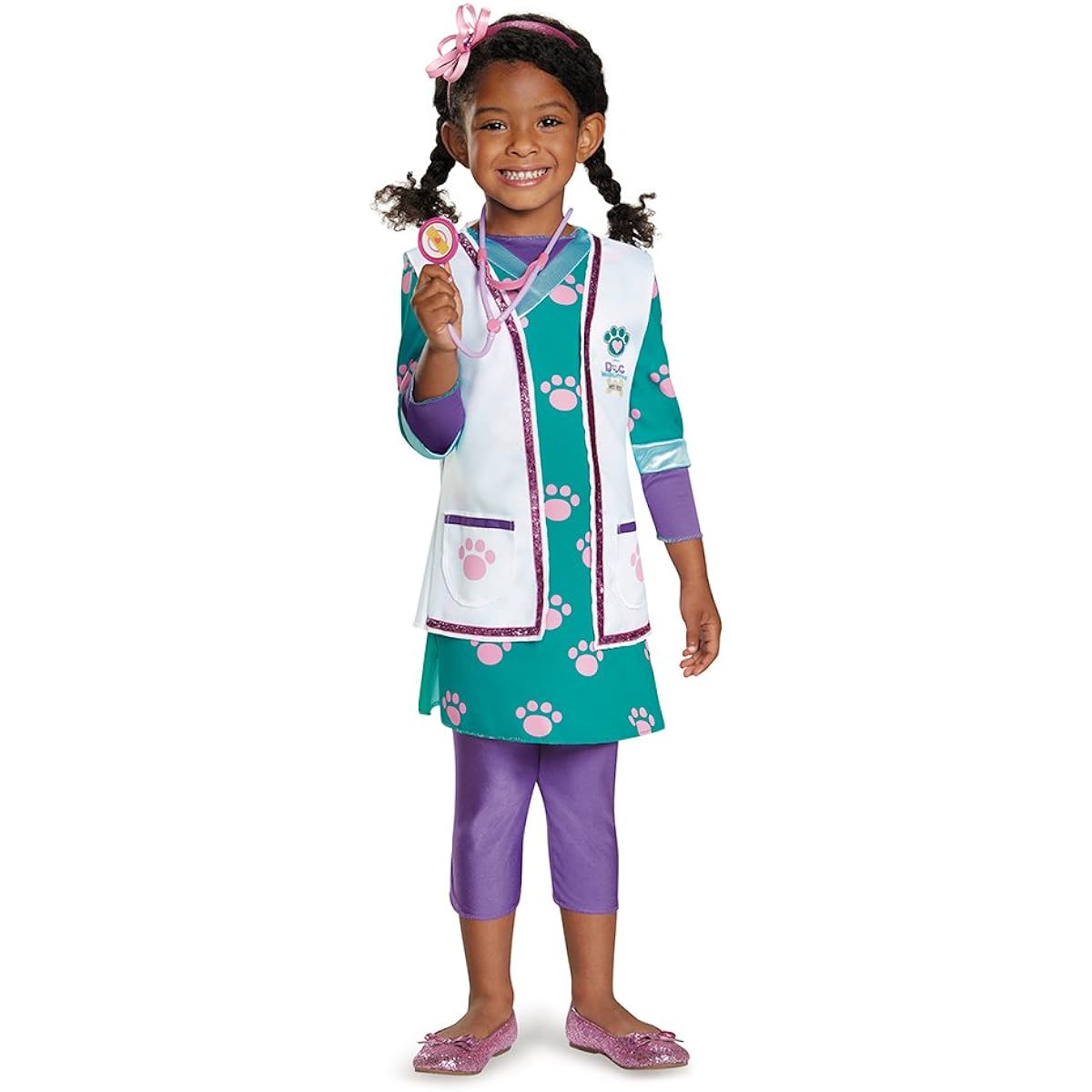Doc McStuffins Pet Vet Deluxe Child Costume Doc McStuffins Pet Vet Deluxe Child Costume "♪Halloween♪Size: M (7-8)