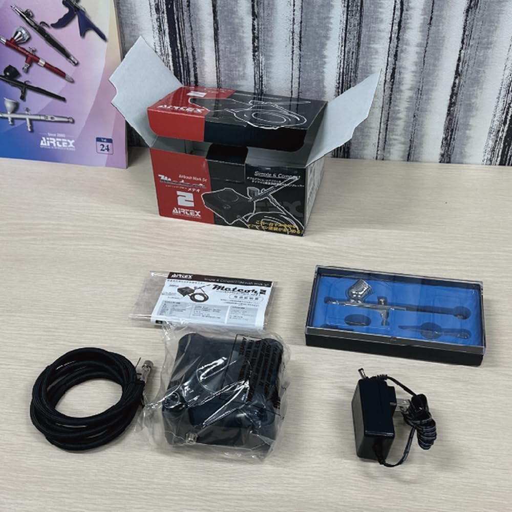 Airtex Airbrush Work Set Meteor 2 (Compressor & Airbrush Set) Hobby Tool APC030-M