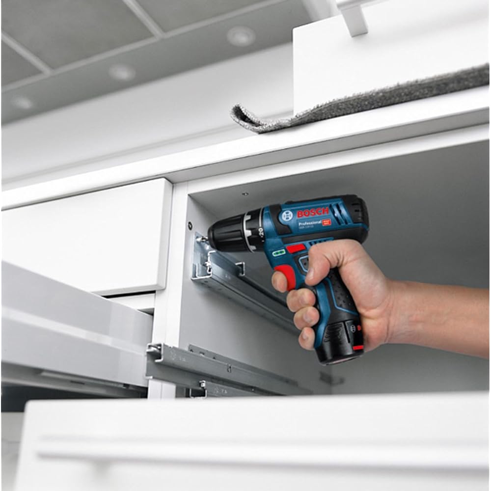 Bosch Professional 10.8V Cordless Driver Drill (2.0Ah batteries, charger, carrying case included) GSR10.8-2-LIN