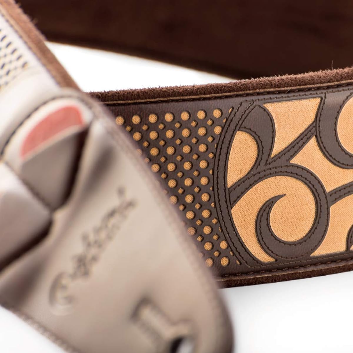 RightOn! STRAPS Guitar/Bass Strap Width 5cm, Length 95~145cm NASHVILLE BEIGE