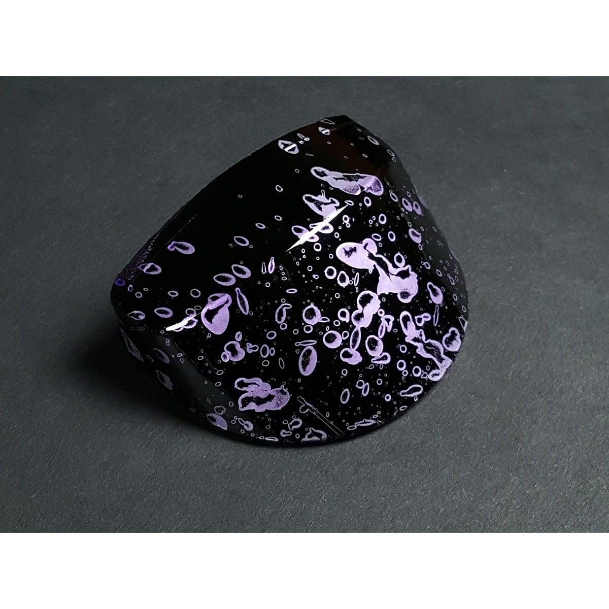 Tsugaru shamisen shoulder strap, black purple