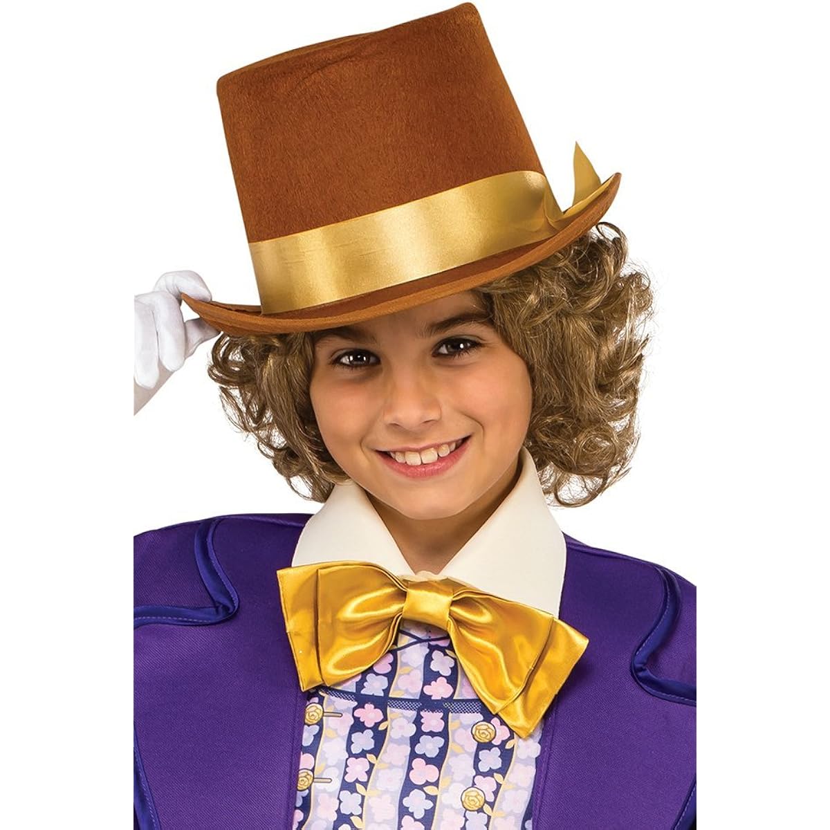 Willy Wonka & the Chocolate Factory: Willy Wonka Wig, One Size, Brown, 32987
