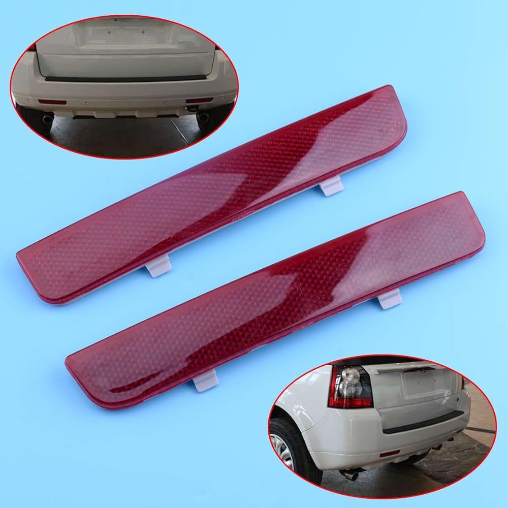 CITALL LH RH Rear Bumper Red Reflector for Land Rover LR2 LR006348 LR006349 Range Rover