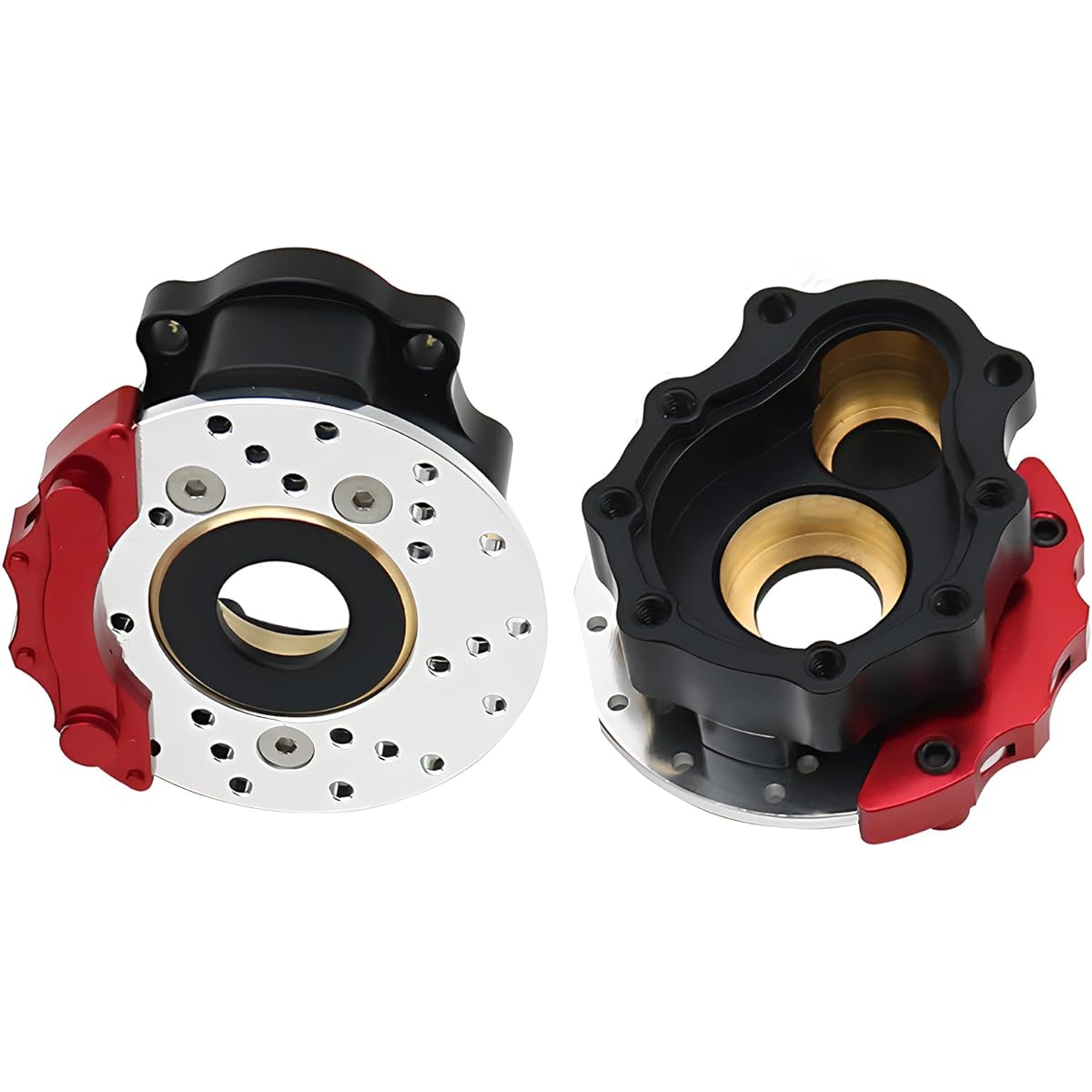 AMK TRX4 Brass Counterweight 456g 8 in 1 Set Black Coated Portal Axle Housing for 1/10 RC Crawler TRX6 TRX4 Bronco Defender TRX4 Upgrade Accessories