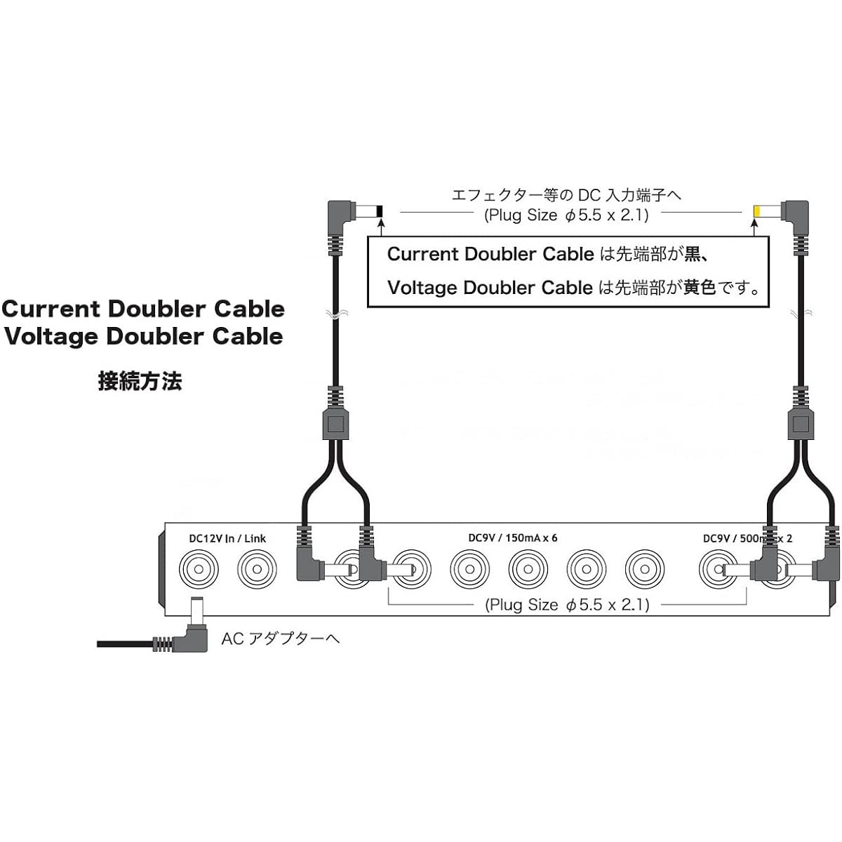 CUSTOM AUDIO JAPAN Effector power supply DC/DC Station II (adapter, DC cable included)