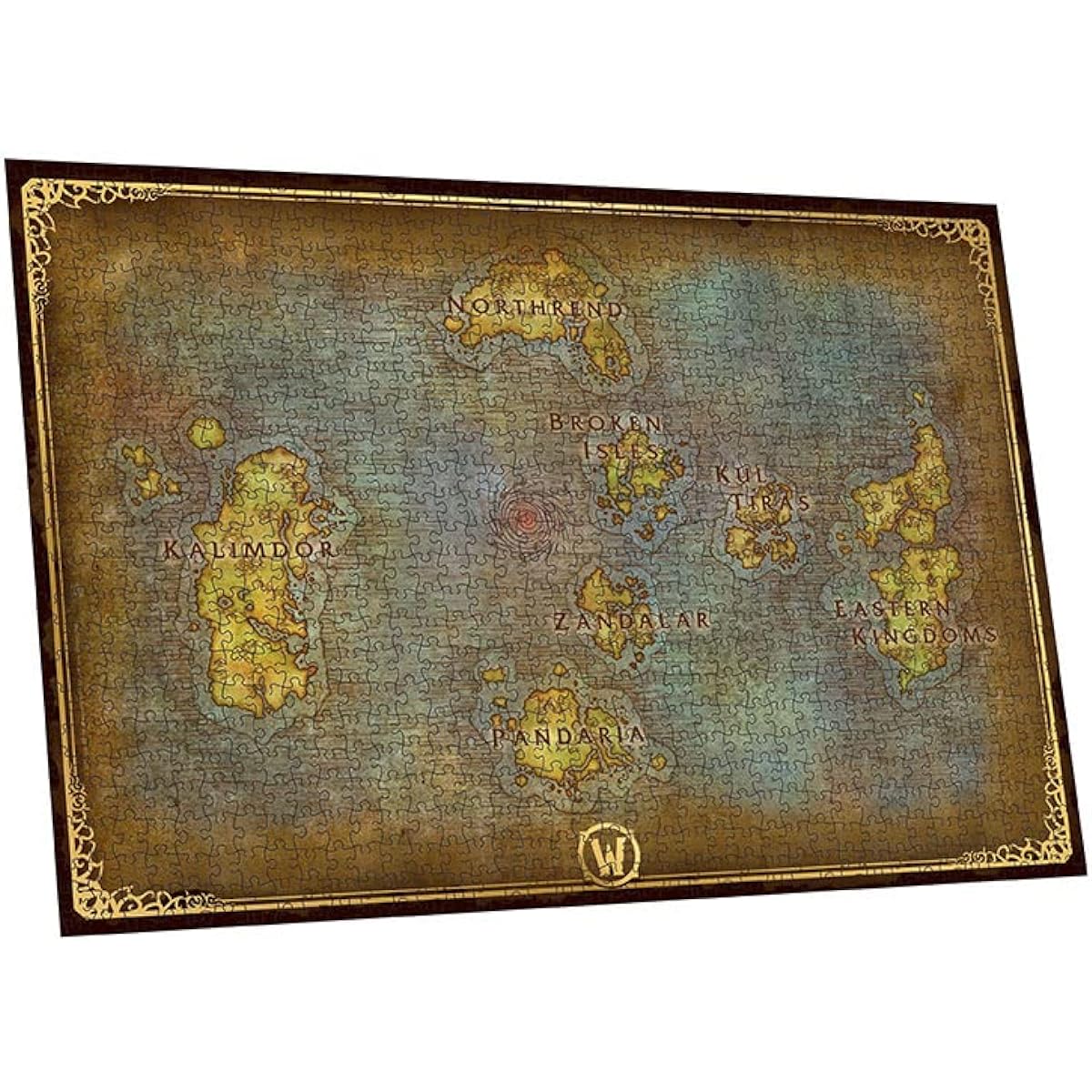 ABYstyle World of Warcraft Azeroth's Map 1000 Piece Jigsaw Puzzle