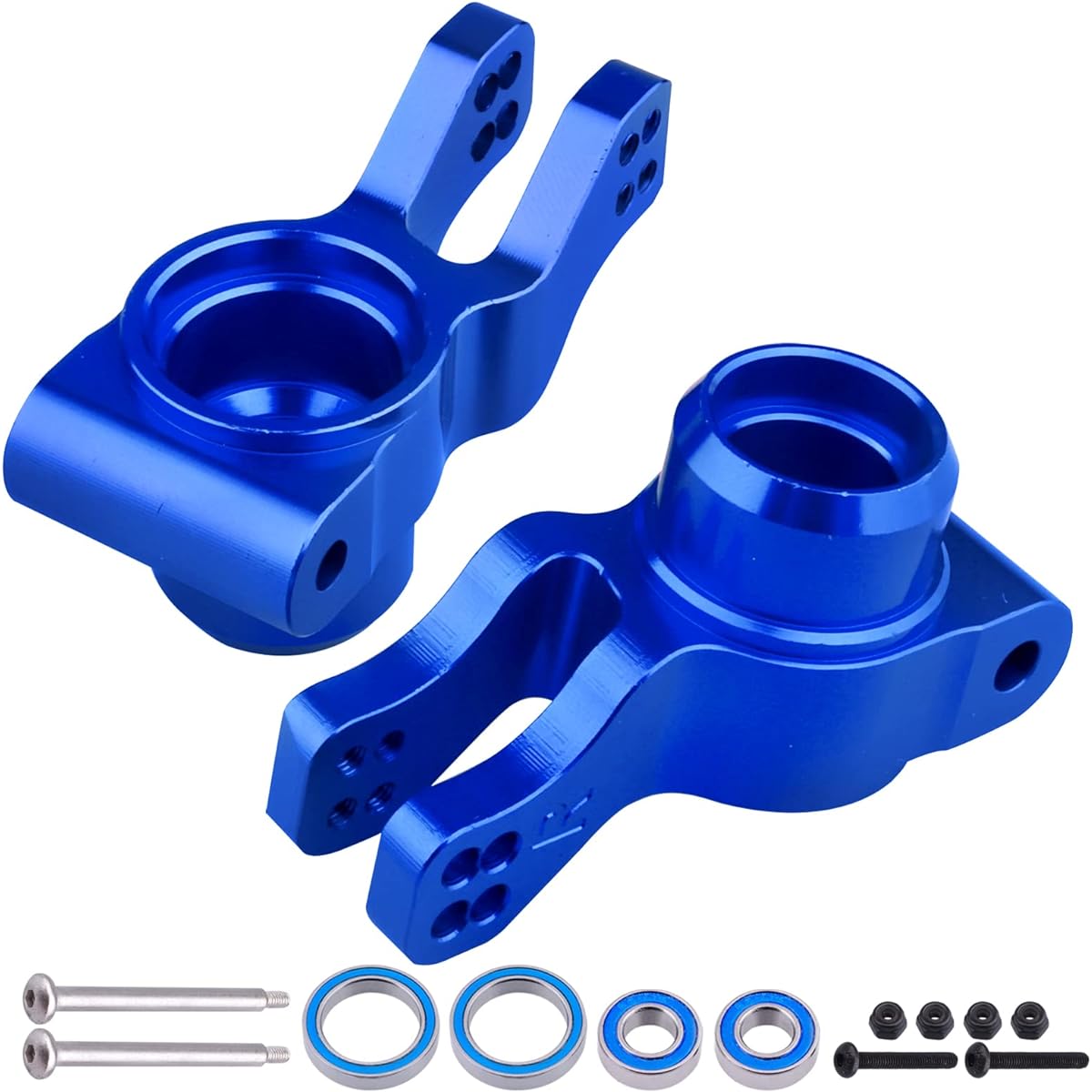 Aluminum Rear Hub Steering Knuckle for Arrma 1/8 Kraton/Outcast/Notorious 6S BLX Upgrade Parts AR330404 (Navy Blue)