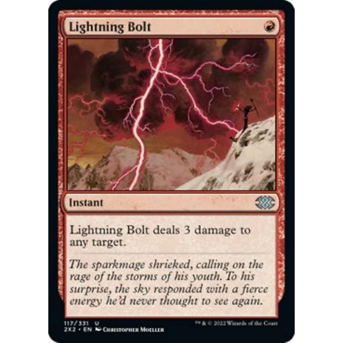 Magic: The Gathering - Lightning Bolt (117) - Double Masters 2022