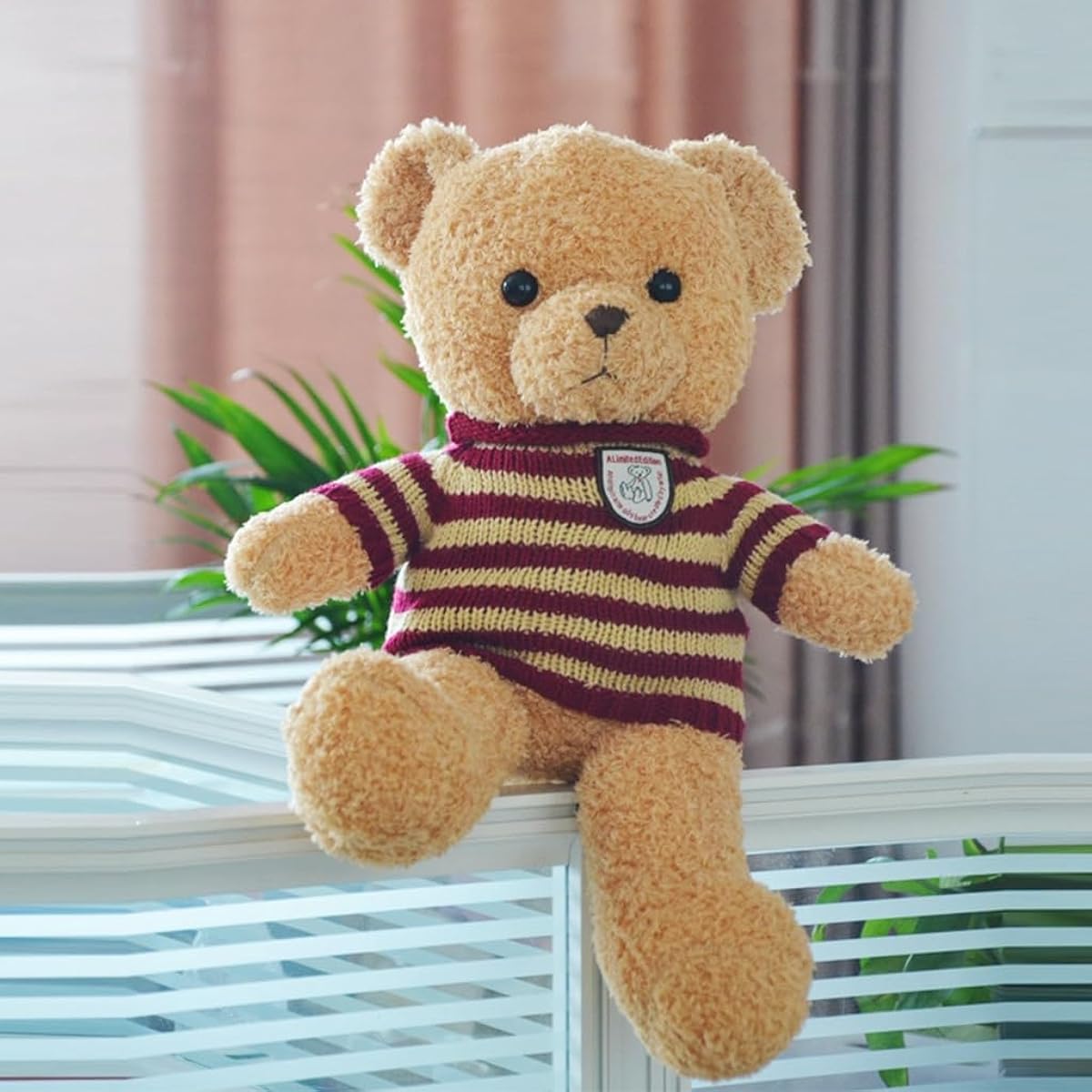 Teddy bear stuffed animal hug pillow interior decoration fluffy bear gift birthday teddy bear stuffed animal sewn animal sleeping pillow soft Valentine's Day style 8 Christmas gift 130cm birthday gift baby shower gift comfortable cute