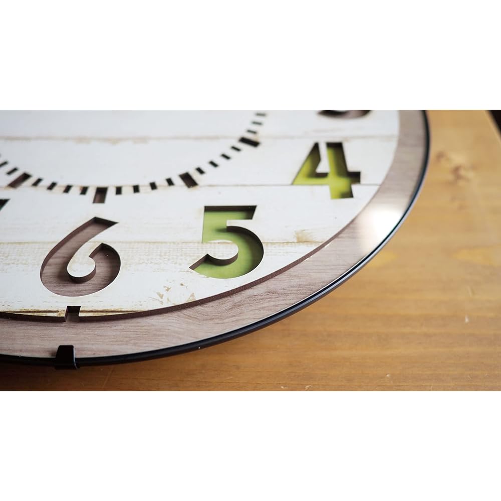 Interform Wall Clock Radio Clock Forli CL-8332WH Colorful Rainbow Diameter 30cm