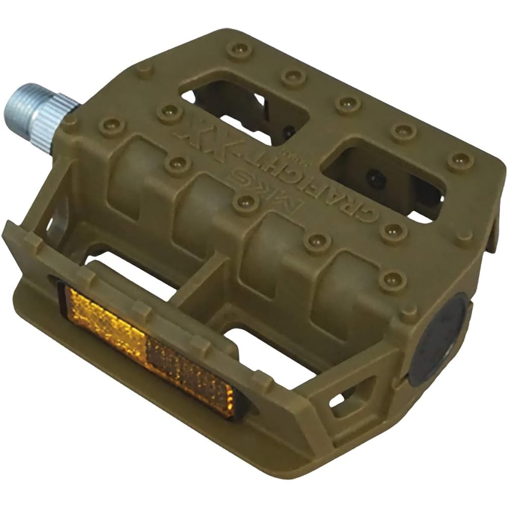 MKS (Mikashima Seisakusho) Bicycle Pedal GRAFIGHT-XX (Graphite-XX) 1/2 inch core khaki