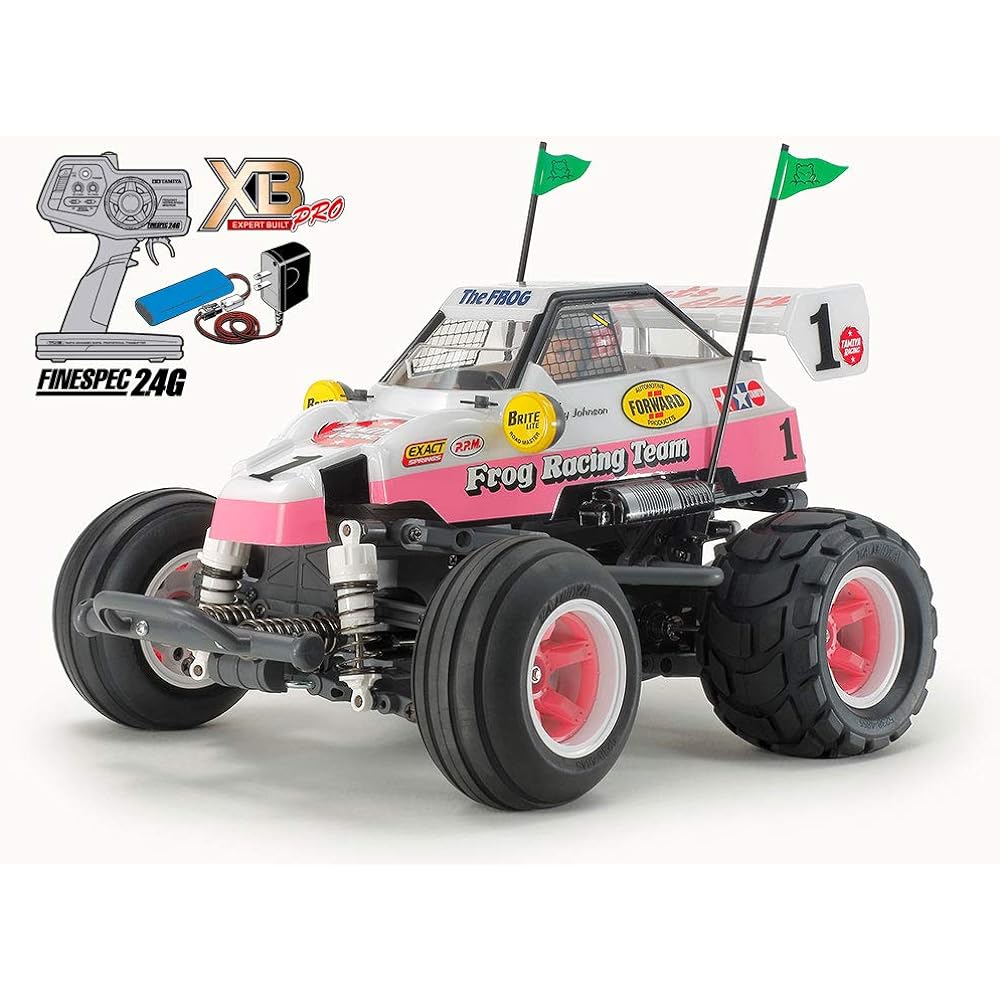 TAMIYA 1/10 XB Series No.215 XB Comical Mighty Frog (WR-02CB Chassis) Painted Complete Model with Propo 57915