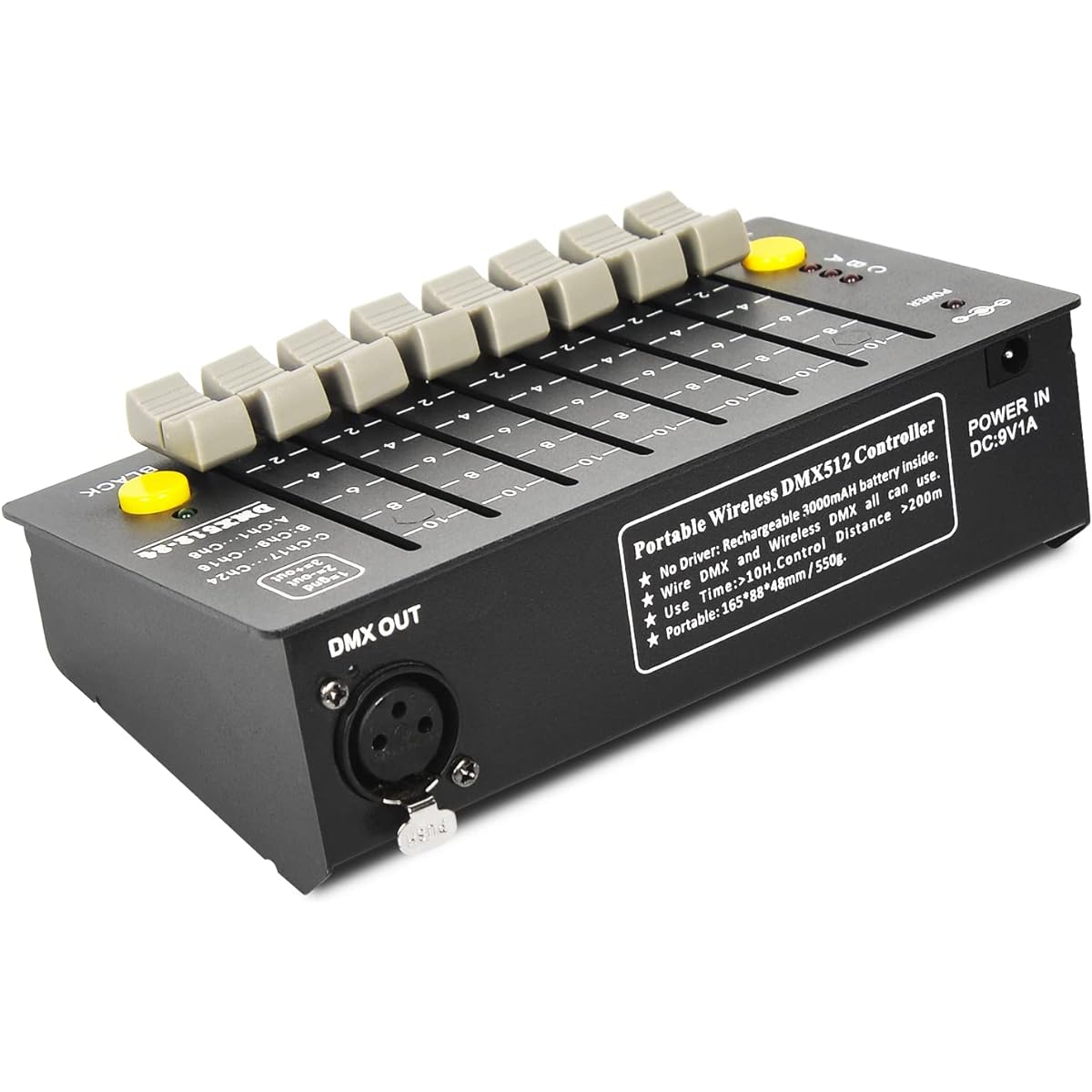 MOKA SFX DMX Controller Dj Lights DMX 512 Console Stage Light DMX Light Controller Light Show for Party Disco Pub KTV Bar Stage Light