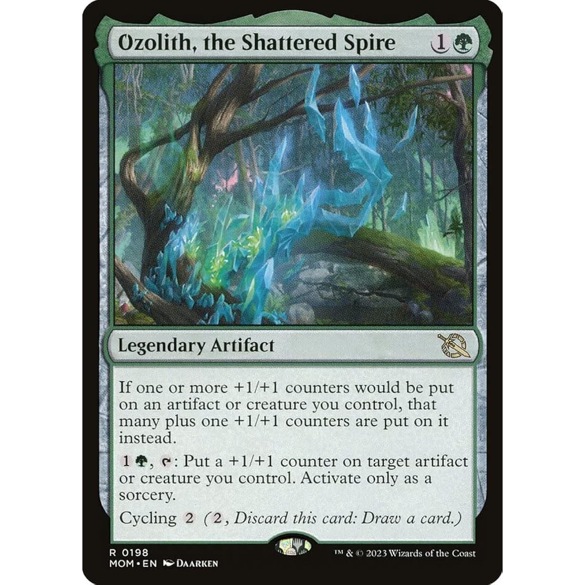 Magic: The Gathering - The Ozolith Shattered Spire (198) - March of the Machines