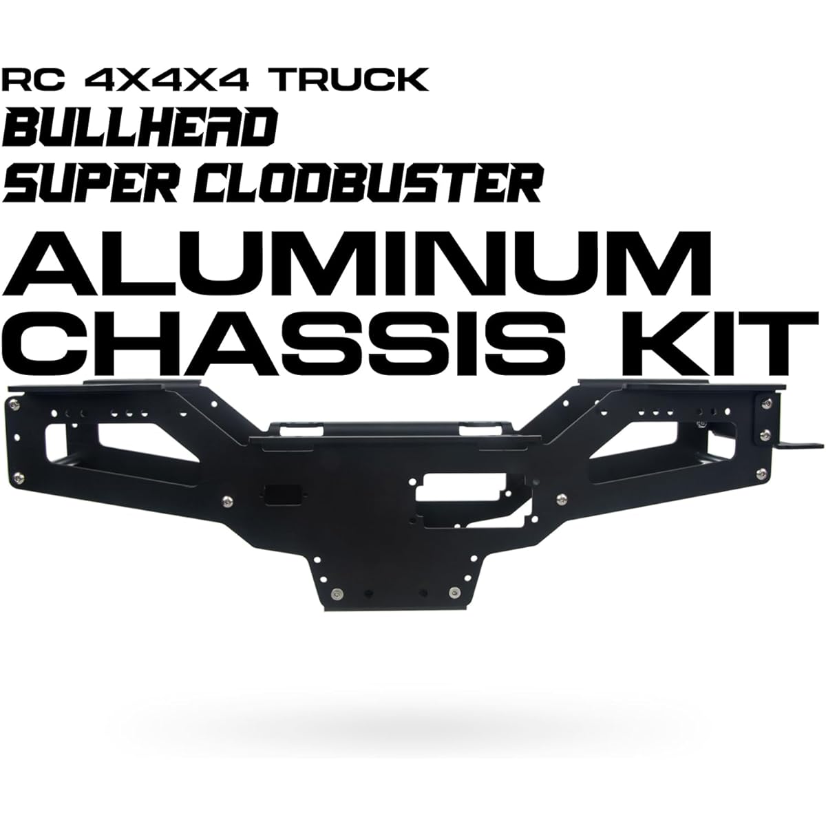 HobbyMarking Aluminum Custom Chassis Frame Kit for Tamiya Super Clod Buster/Clod Buster/Bullhead 4x4x4 RC Truck Car Upgrade Parts