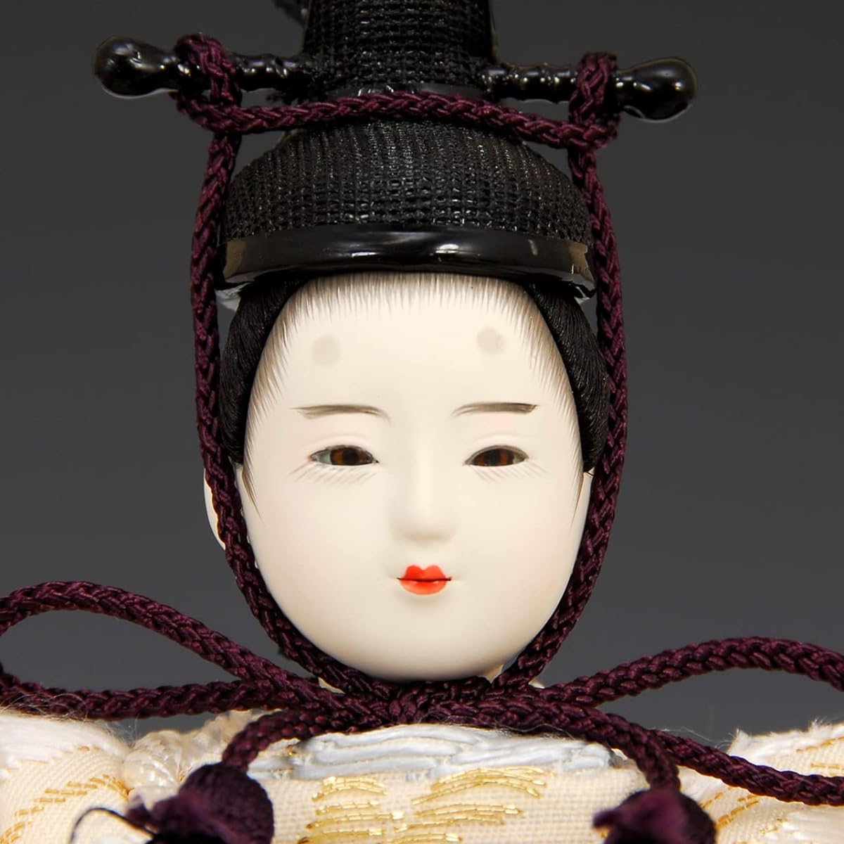 K501 Hina Doll Flat Display, Chiyo Shibata, Kyoto Nishijin Obi