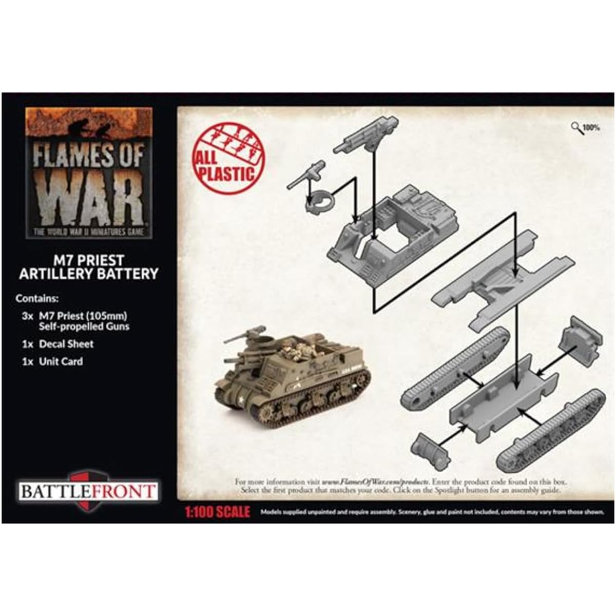 Flames of War:Late War:United States M7 Priest Cannon Battery (UBX73)