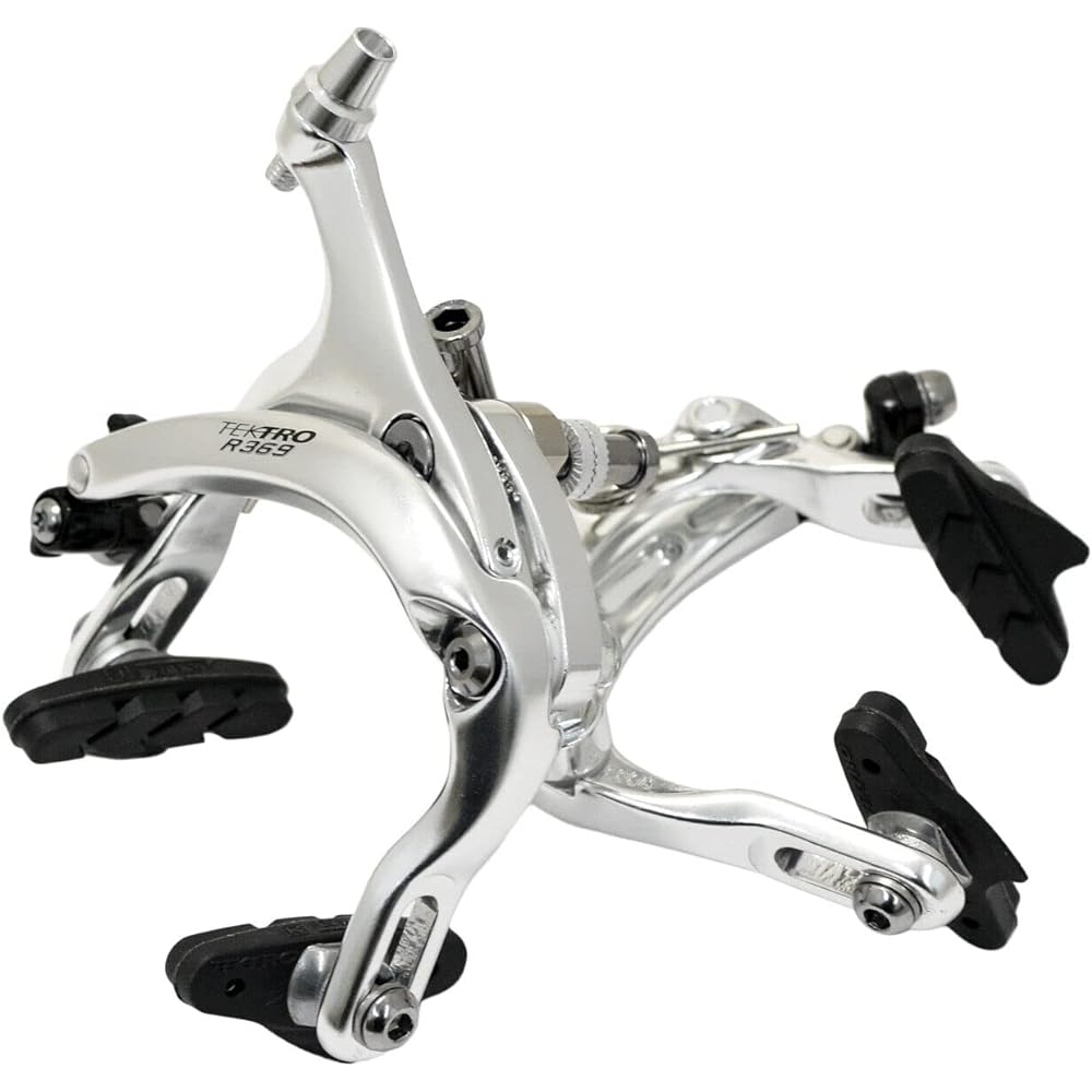 TEKTRO R369 Caliper Brake Set Long Reach 53-73mm, Silver, MH2655
