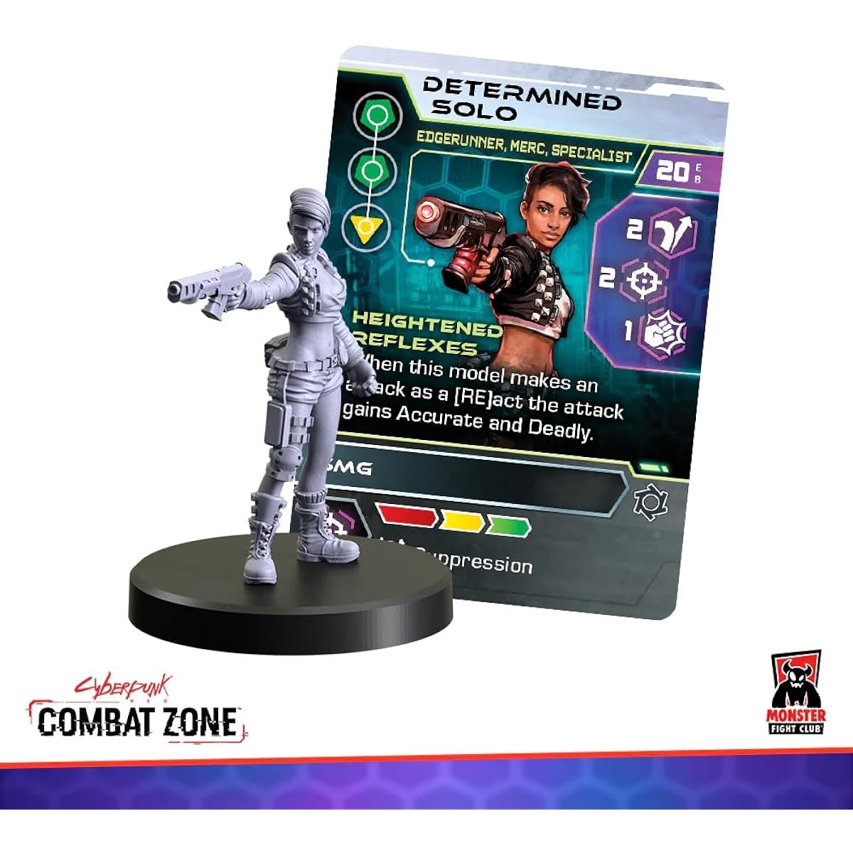 Monster Fight Club Cyberpunk Red Combat Zone Miniatures: Edgerunners 2 Starter Gang