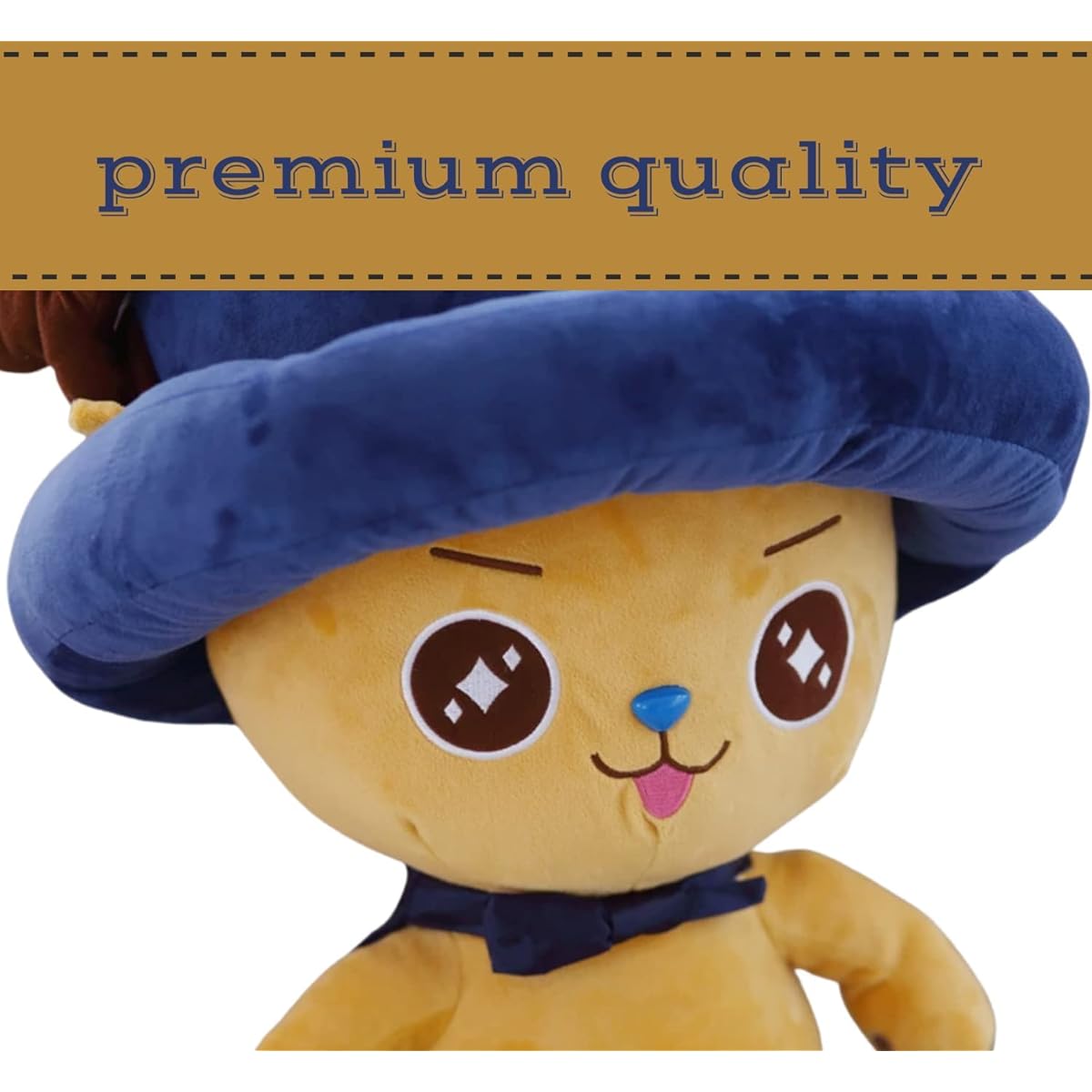 Tony Tony Chopper Plush Toy - Fluffy Toy Super Soft Doll Japanese Anime - Animal Toys Great Christmas & Birthday Gift, White, 60cm