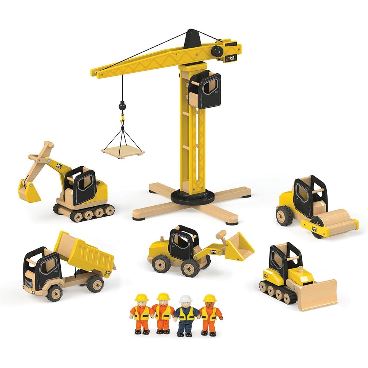Construction vehicles - wood tipper truck Tidlo