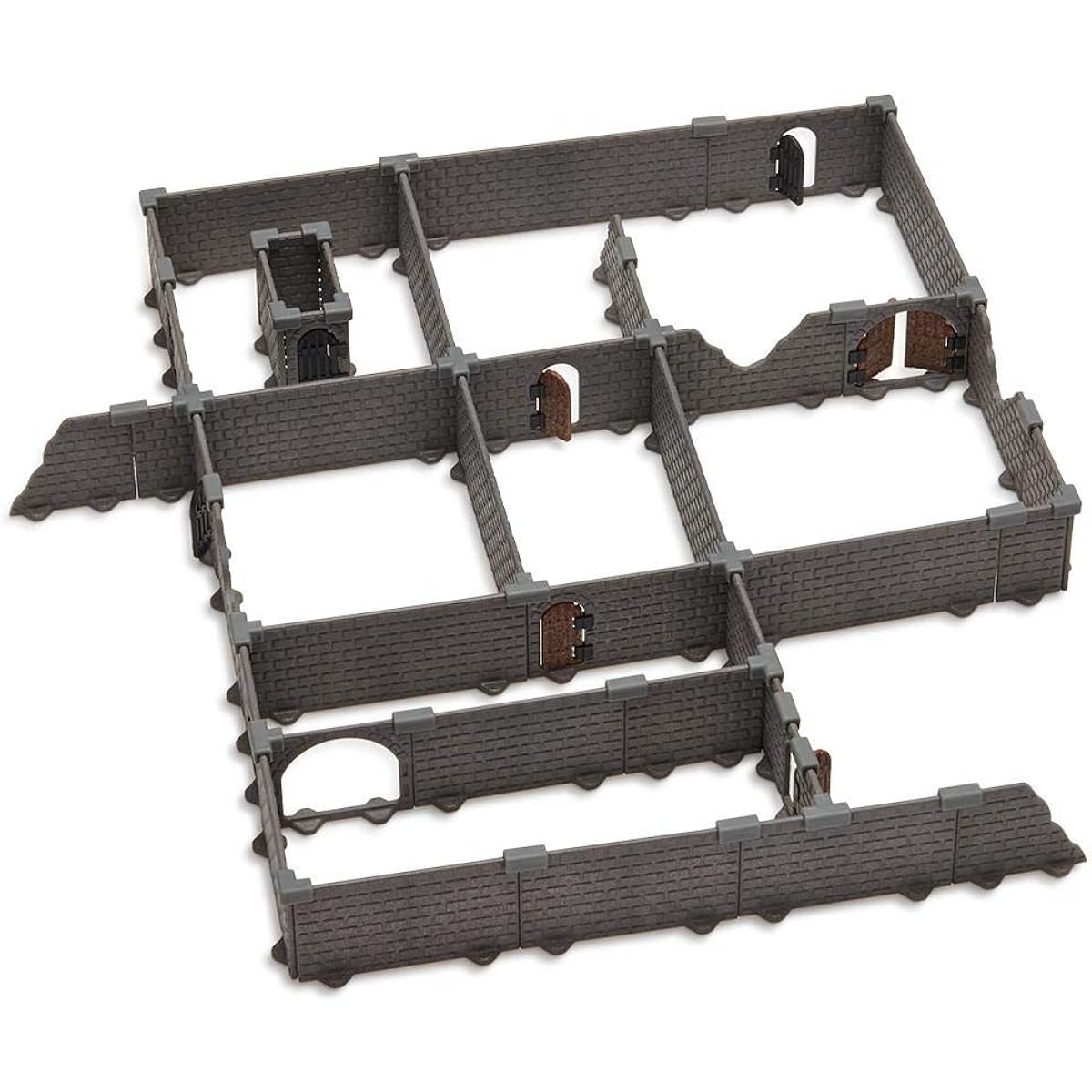 Modular Dungeon System: Tabletop & RPG Terrain Game Set for Dungeons & Dragons, Pathfinder, Castles & Crusades, Age 13, Runquest, Asander, Zombie Cid and More - Squire Set (115 Pieces 202 Square Inches)