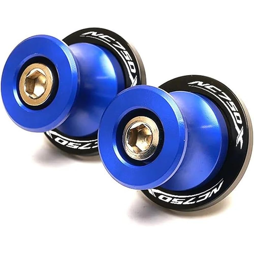Bike Stand Swing Arm Slider Motorcycle Accessories 8mm Swing Arm Spool Slider Stand Screw For NC750X NC750S NC750 NC700 NC700S NC700X 2012-2021 2018 (Color: Blue, Size: B)