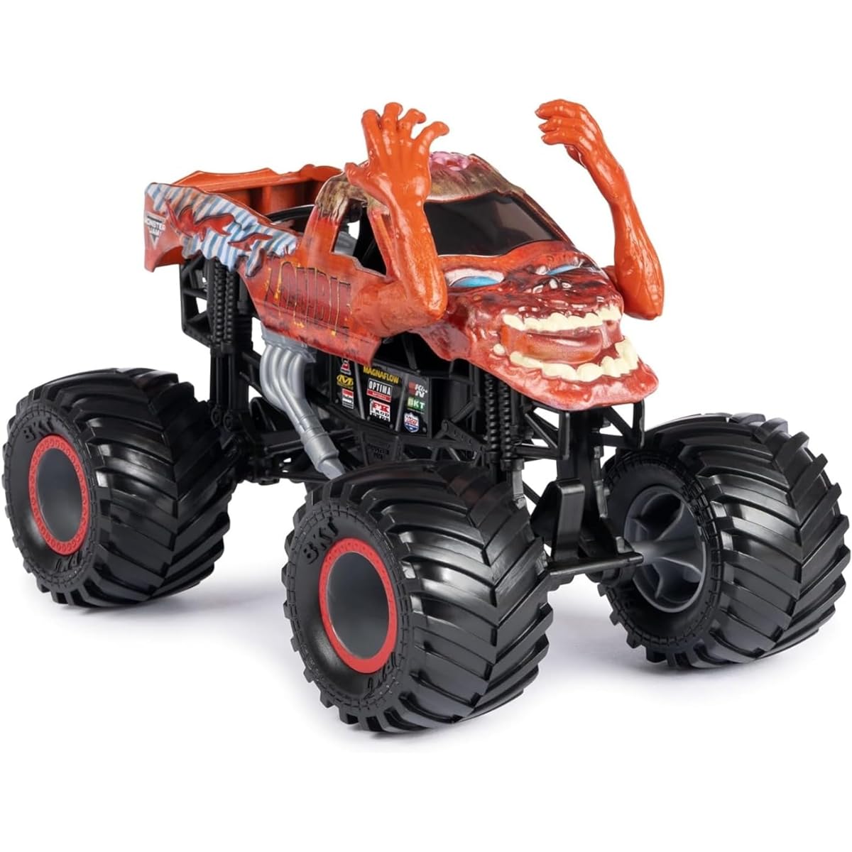Monster Jam Official 1:24 Scale Diecast Monster Truck Series 19 Red Zombie