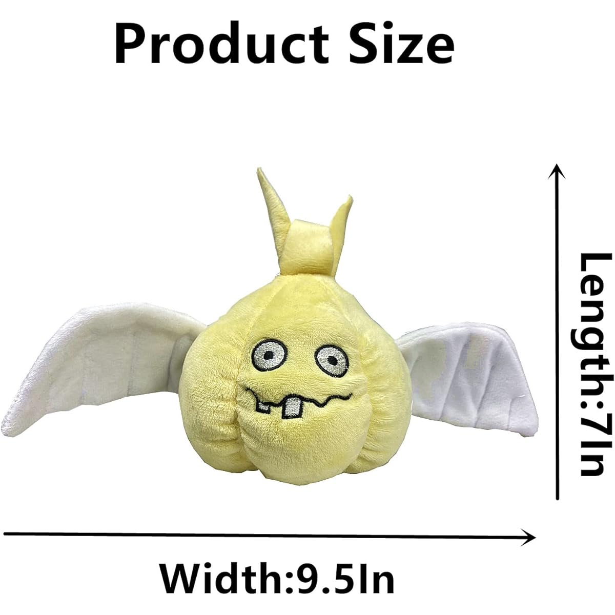 3 Piece Plant VS Zombie Plush Plush Plush Set Toy Garlic, Corn, Purple Mushroom, PVZ Figure Doll, Great Gift for Christmas, Birthday