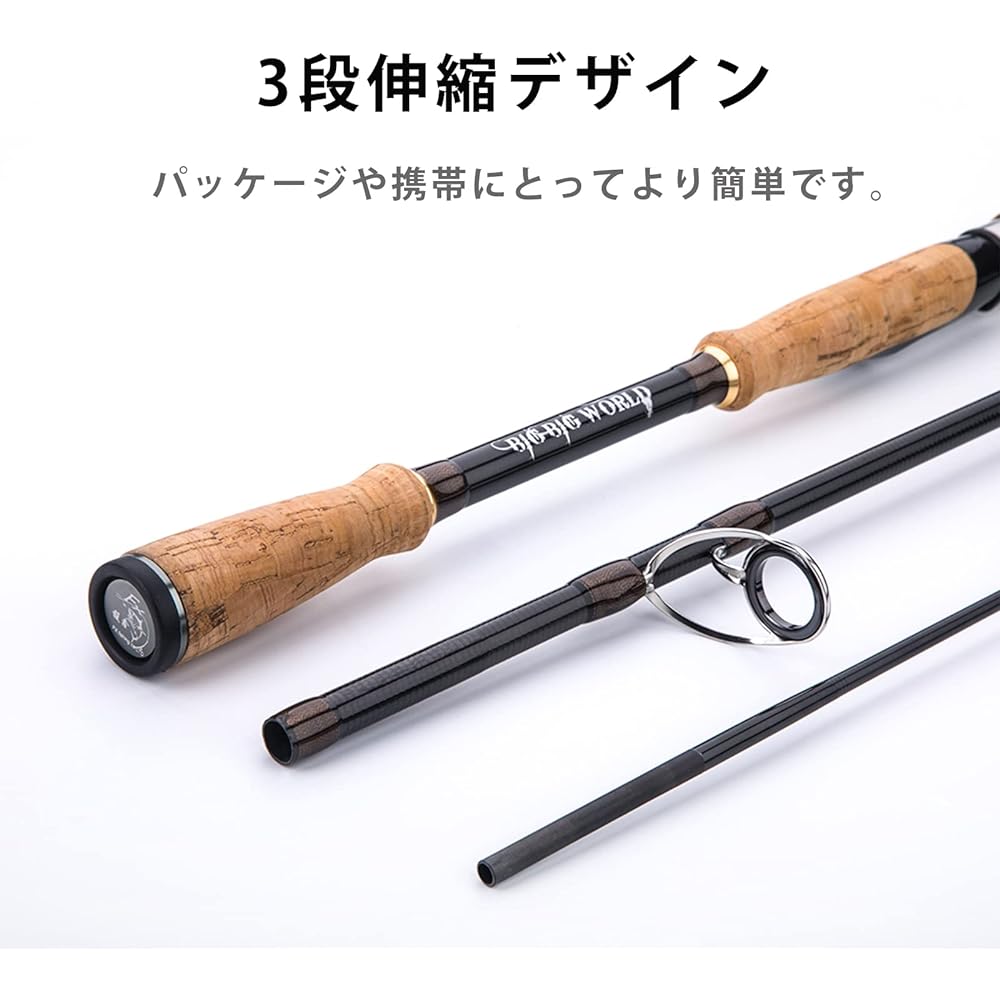 Dananier Radiance Sea Bass Rod Spinning Rod Fishing Rod Lure Rod Ultra Light Portable Long Throw Rod 1.8m/2.1m/2.4m/2.7m Versatile Rod