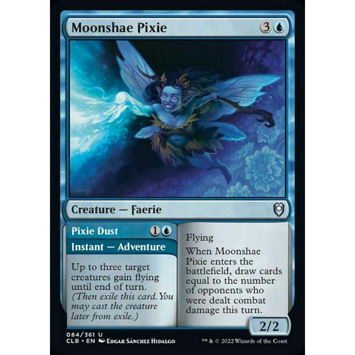 Magic: The Gathering - Moonshae Pixie // Pixie Dust (084) - Foil - Battle for Baldur's Gate