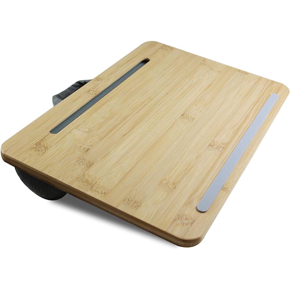 PEPE - Knee table PC, laptop desk bed made of bamboo, cushion table tablet, laptop desk cushion, lap desk cushion, knee table cushion