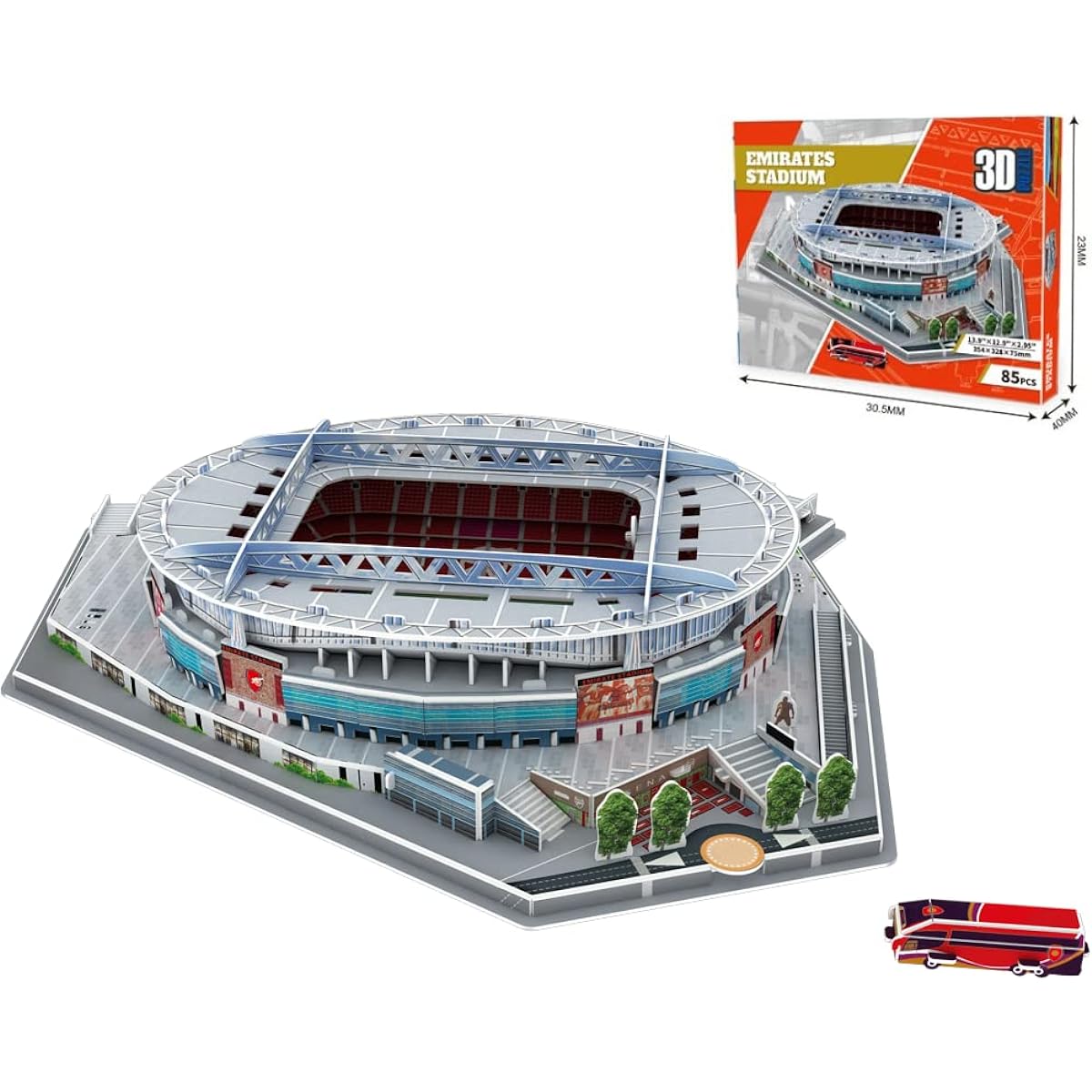 3D Puzzle - Soccer Stadium Model Puzzle 3D Puzzle (85pcs)