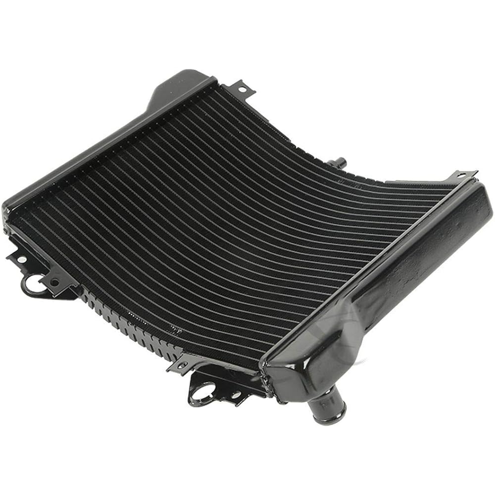 HUILI-JPHOME External Product Black Motorcycle Aluminum Radiator Cooler Compatible with Kawasaki ZZR1100 D Type 1993-2001 ZXT10D