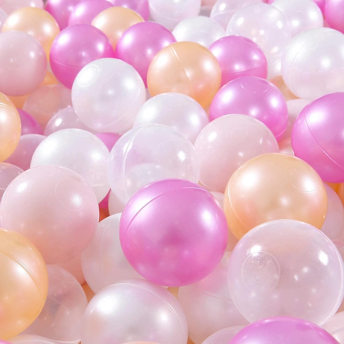 STARBOLO Ball Pit Balls - BPA & Phthalate Free Non-Toxic Crush Resistant Play Balls Soft Plastic Balls Soft Plastic Balls for Toddlers Babies Kids