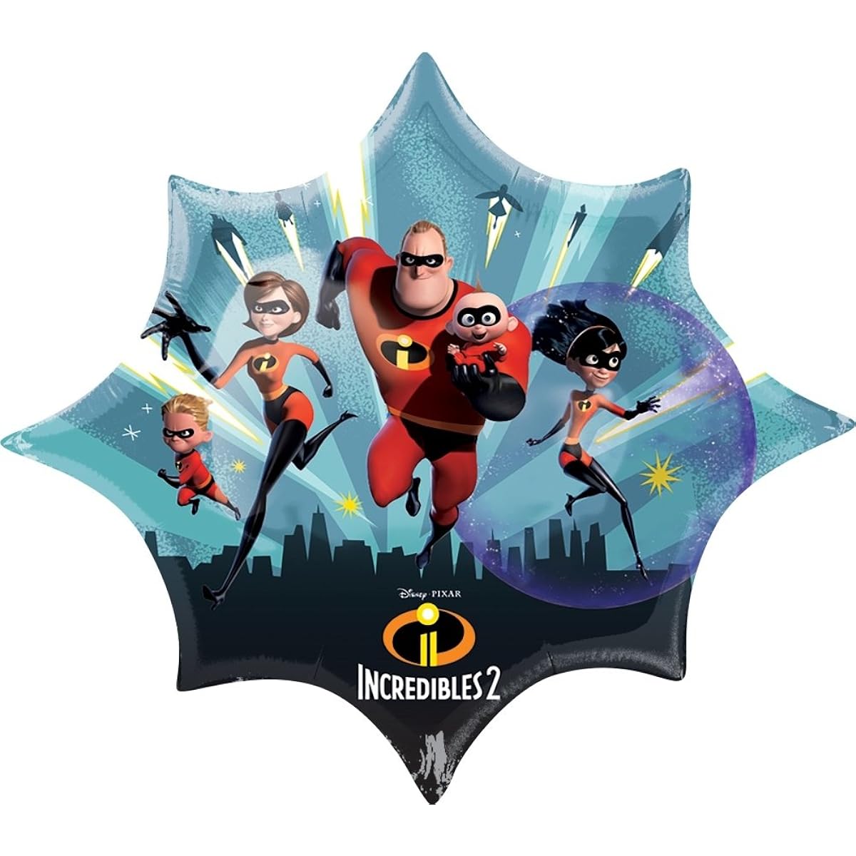 Mr. Incredibles 2 Party Supplies 5th Birthday Balloon Bouquet Decoration