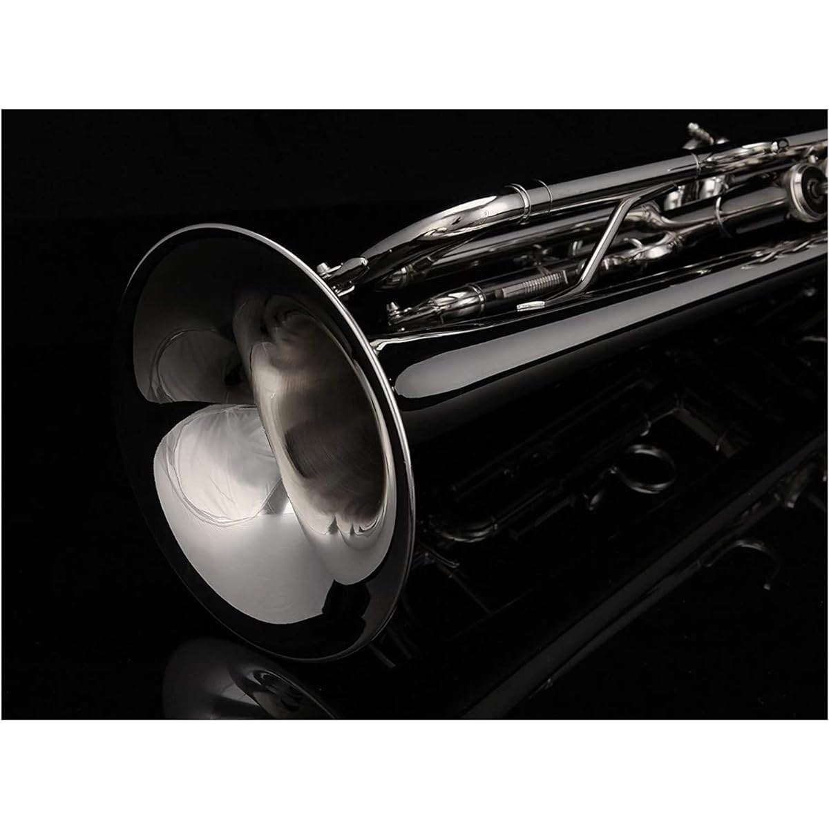 Test and play nickel plated B franck trumpet instrument universal trumpet instrument for beginners