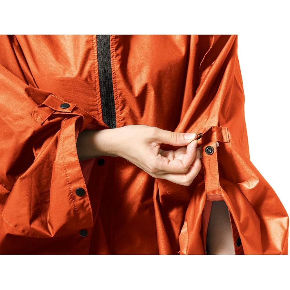 Makku Poncho Terracotta Free Size Waterproof/Breathable Waterproof Multi-sleeve AS-330