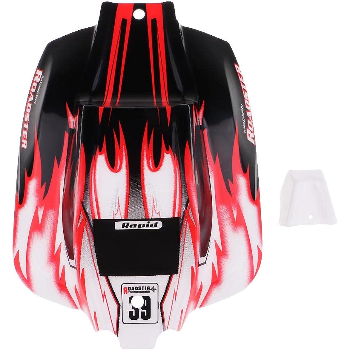 Set of 5 RC Buggy Body Shell Canopy for WLtoys A959 1/18 4WD Racing Car Spare Parts Red, Red